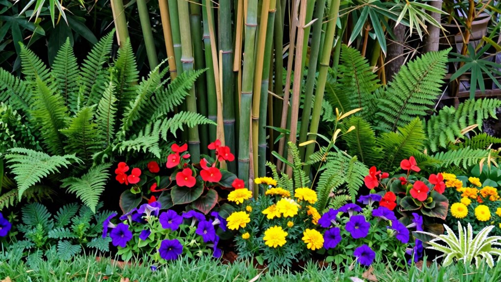 colorful textured layered gardens