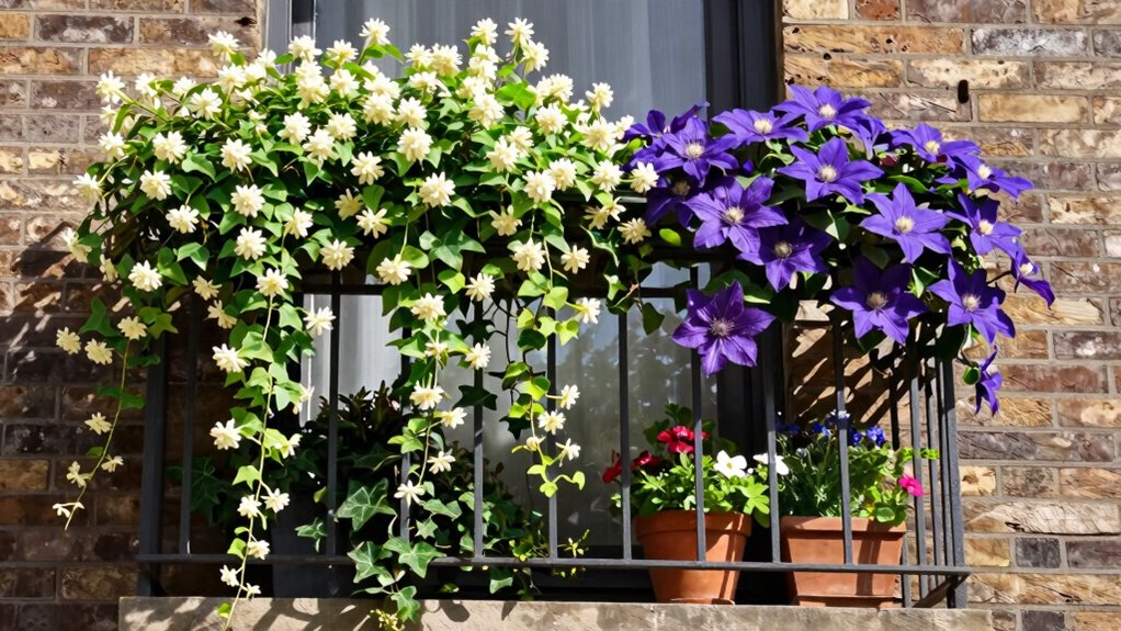 compact climbing plants selection