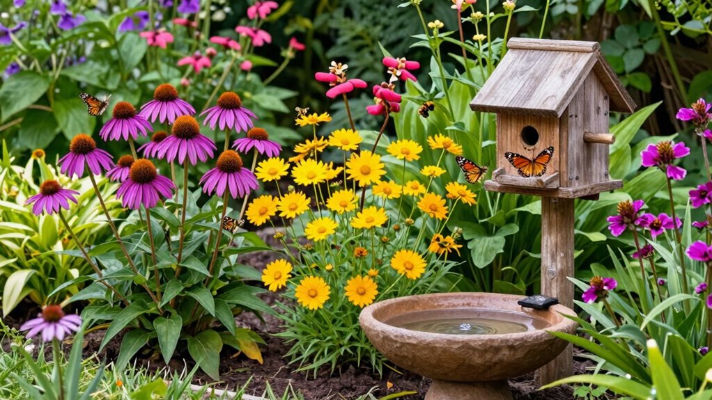 compact pollinator friendly garden design