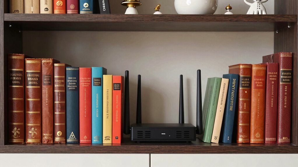 concealing a router effectively