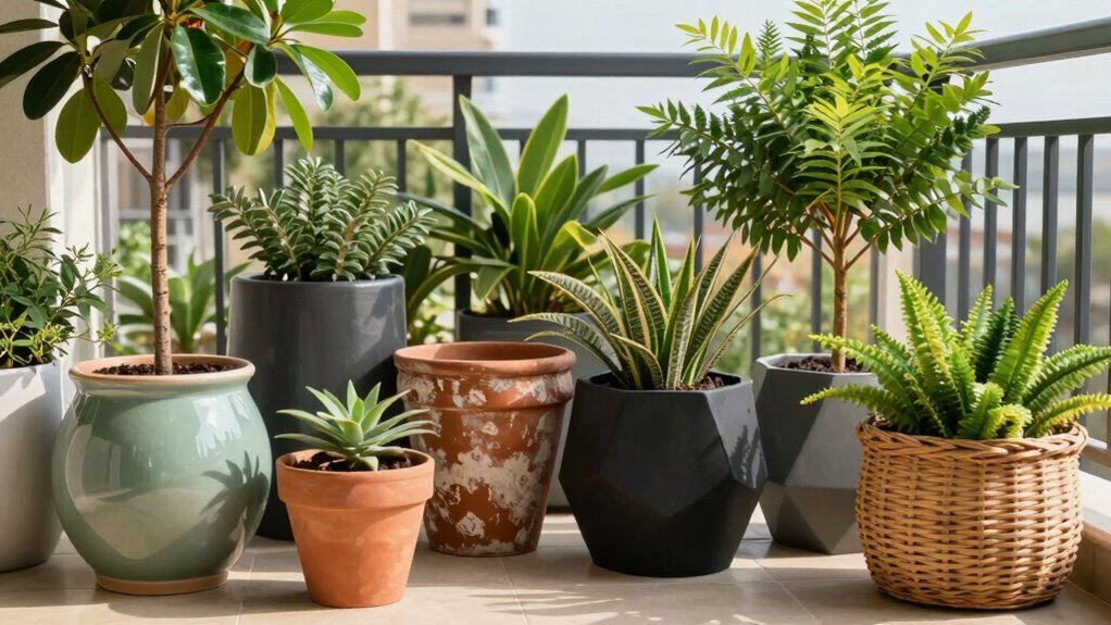 consider container drainage and sustainability