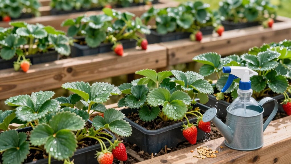 consistent watering and fertilizing
