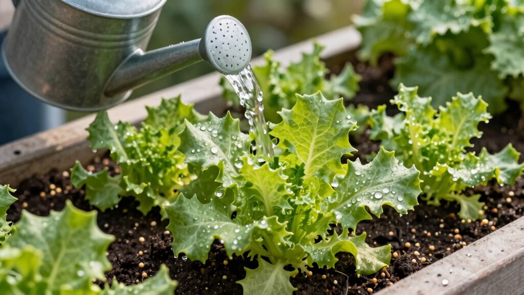 consistent watering balanced fertilizing