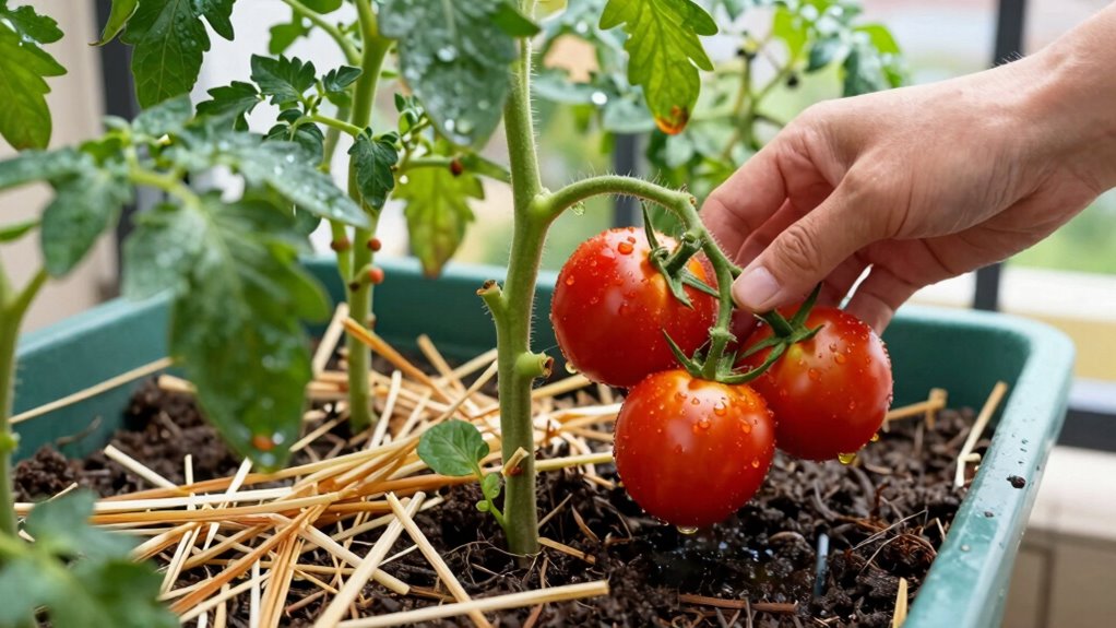 consistent watering mulching benefits