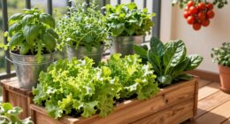 container gardening for salads