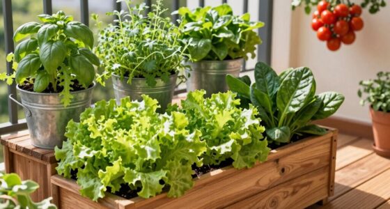 container gardening for salads