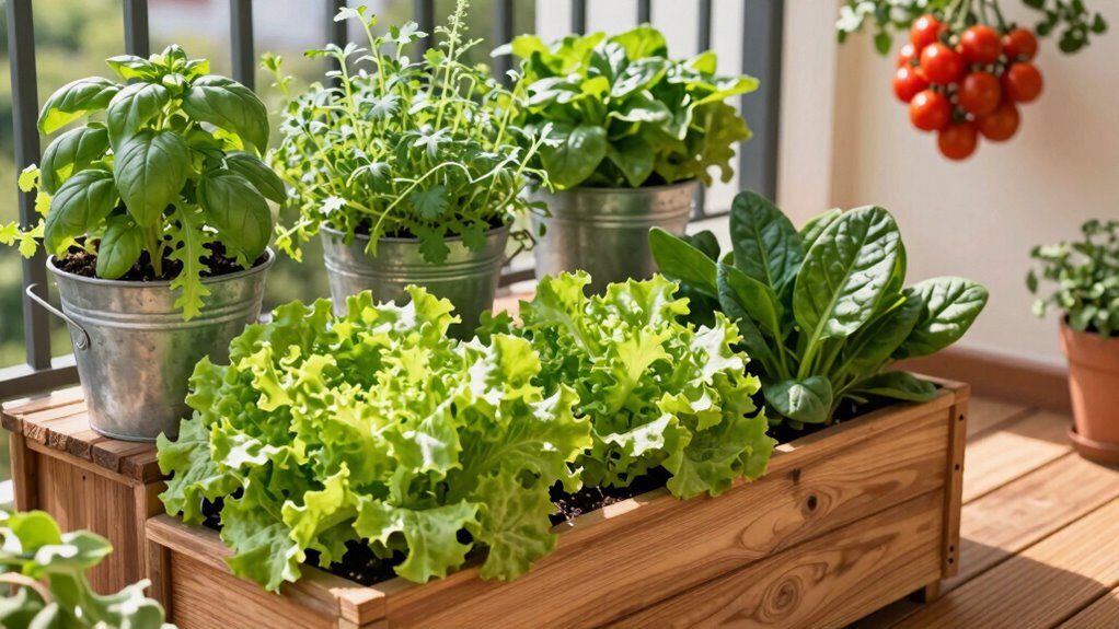 container gardening for salads