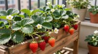 container gardening for strawberries