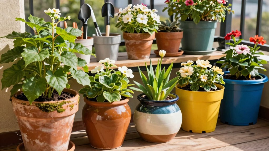 container maintenance prolongs garden life