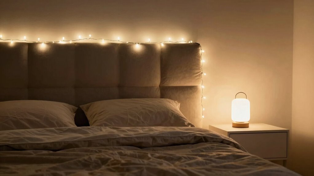 cozy adjustable bedroom lighting