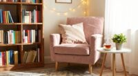 cozy reading nook setup
