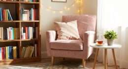 cozy reading nook setup