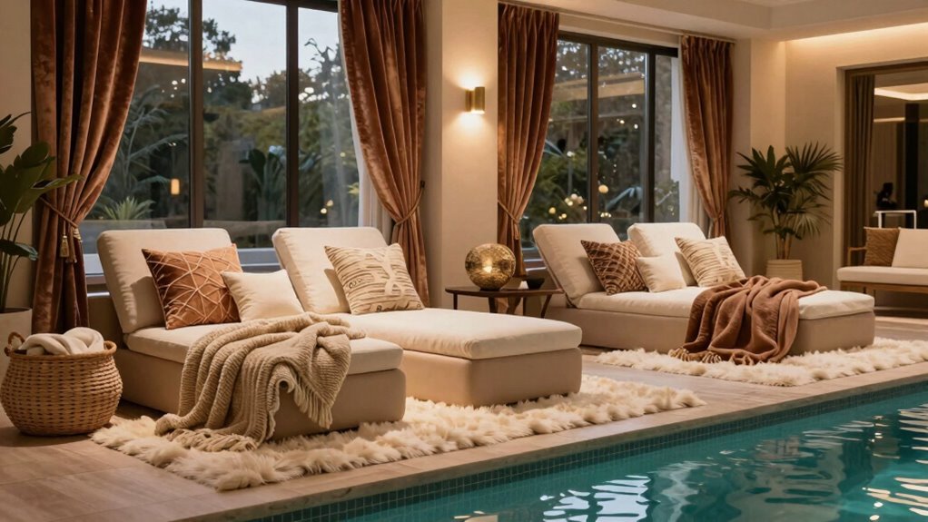 cozy textiles enhance inviting ambiance