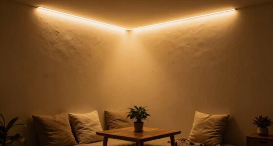 create bright corner lighting