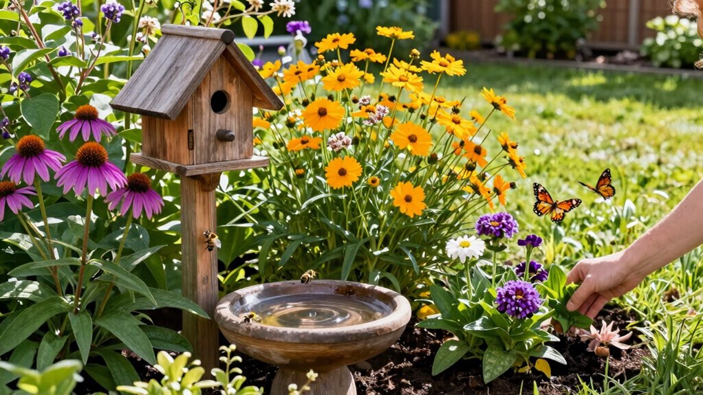 create diverse native pollinator habitats