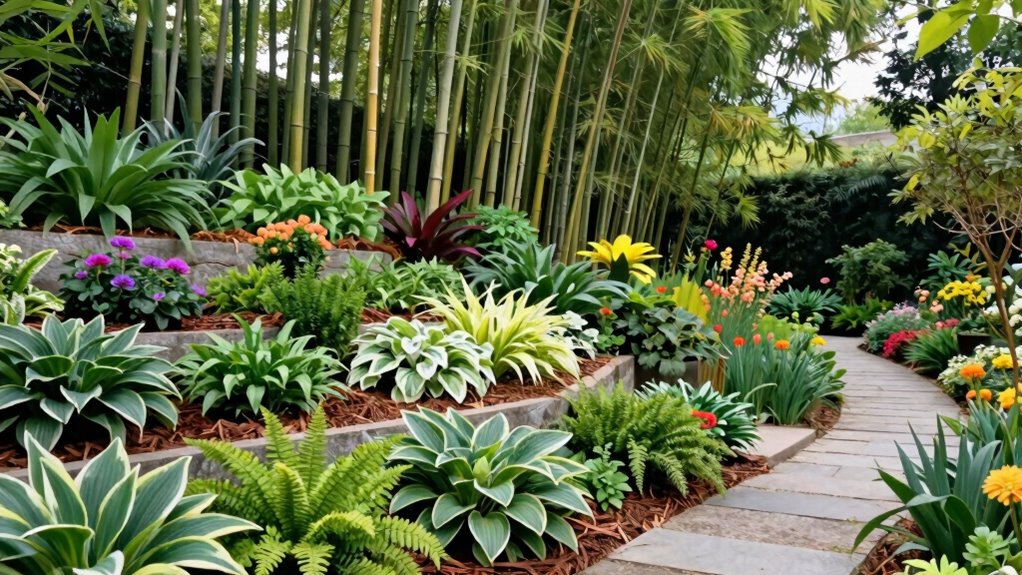 create layered garden levels
