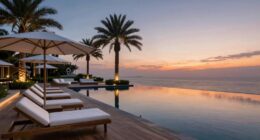 create relaxing poolside space
