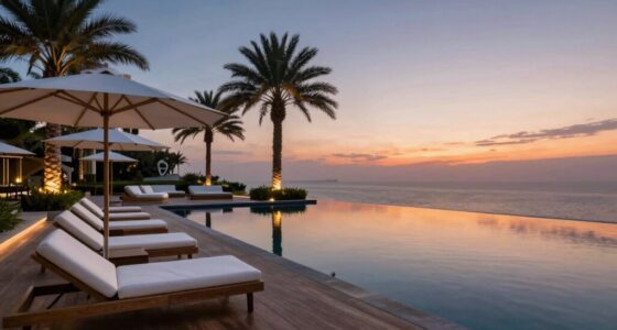 create relaxing poolside space