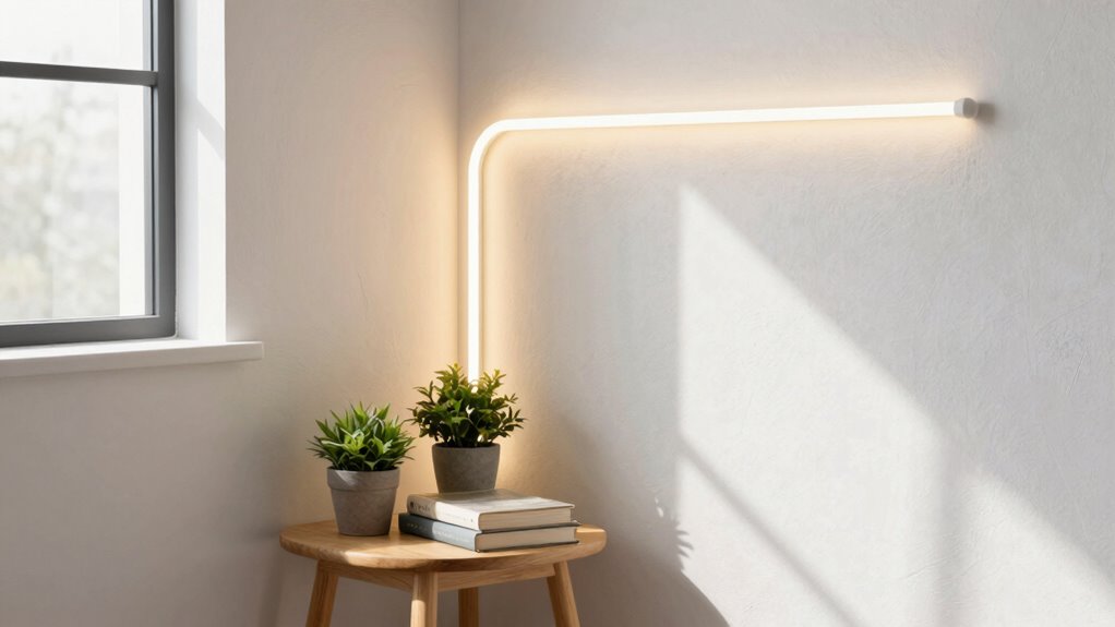 creative diy corner lighting