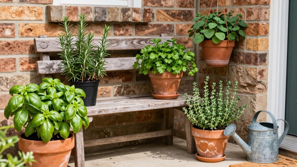 creative herb garden arrangements
