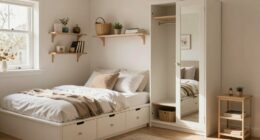 creative small room storage