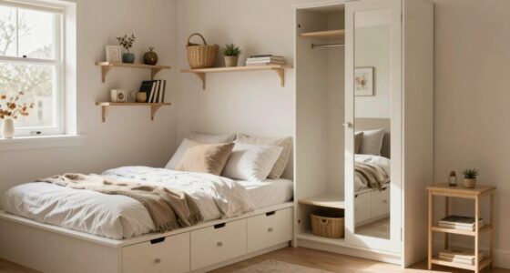 creative small room storage