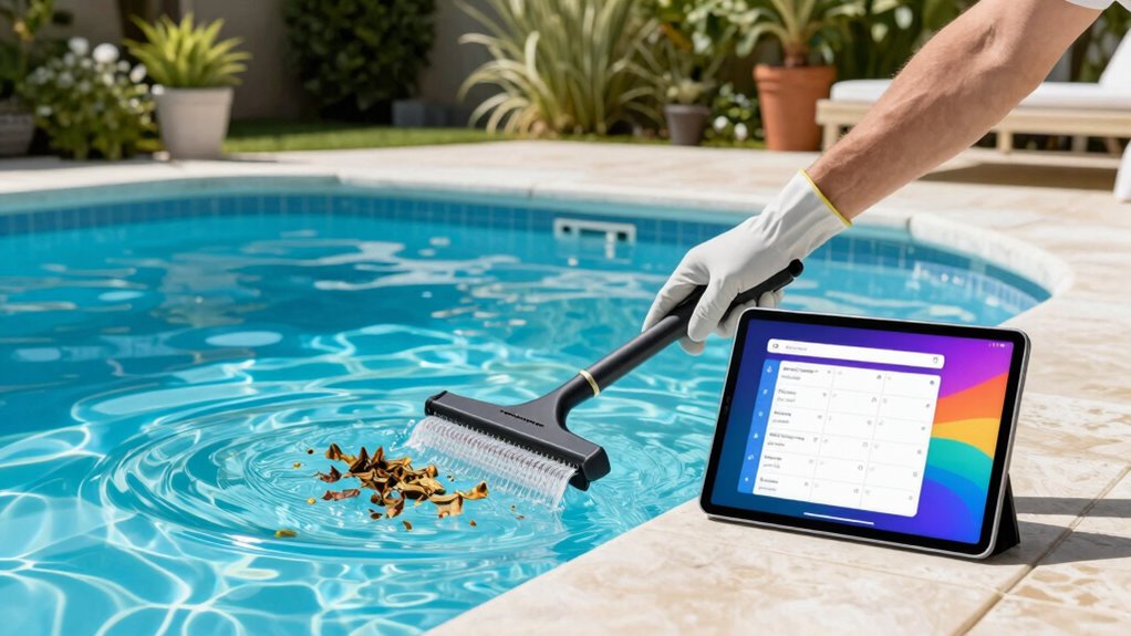 customized pool cleaning schedule
