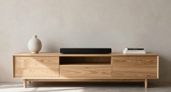 diy media console styling