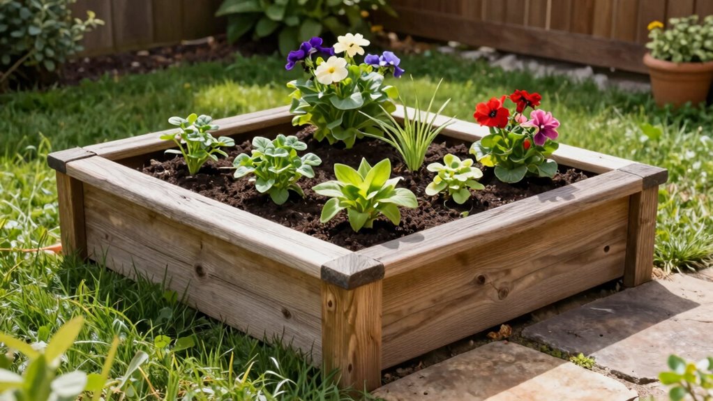 durable aesthetic garden bed materials