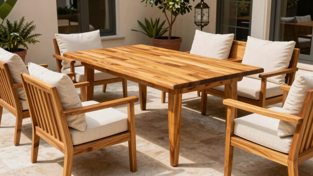 durable low maintenance outdoor teak