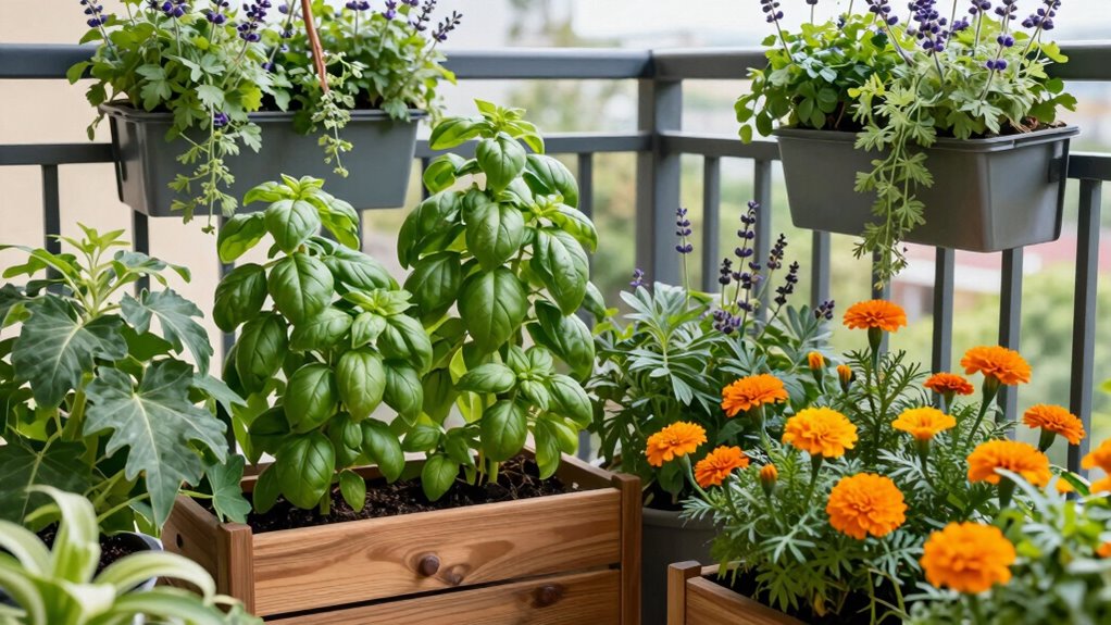 efficient harmonious balcony gardening