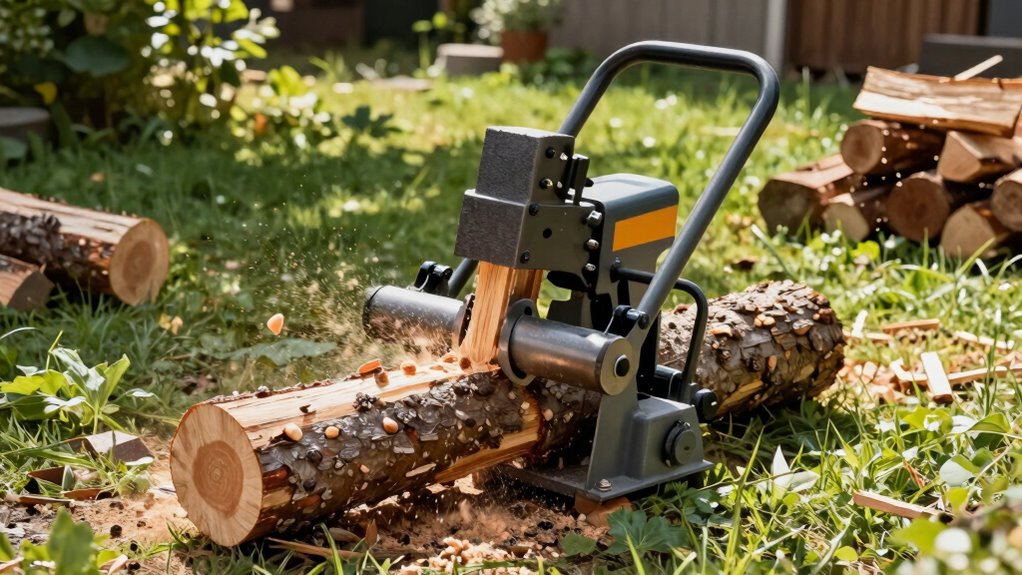 efficient safe firewood processing