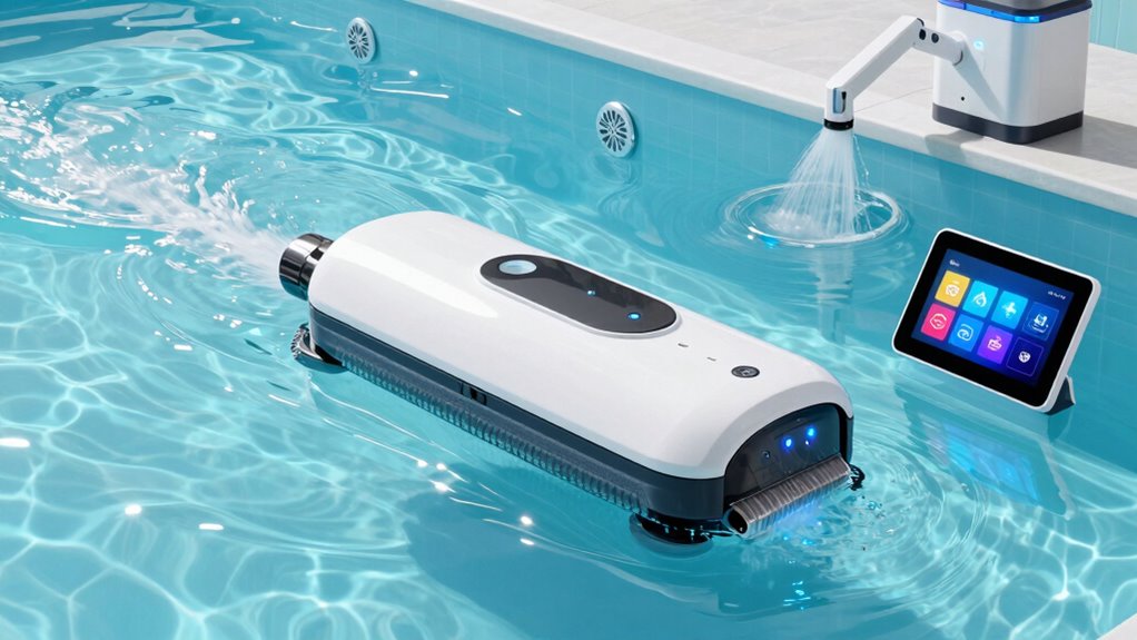 effortless integrated pool cleaning