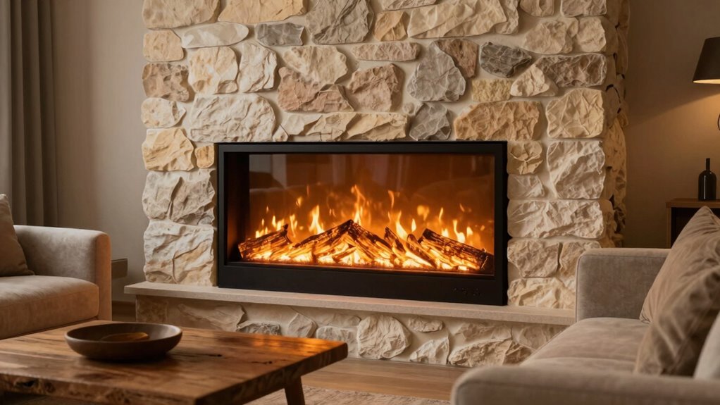 electric fireplaces enhance ambiance