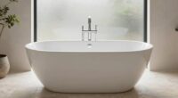 elegant centerpiece bathroom fixture