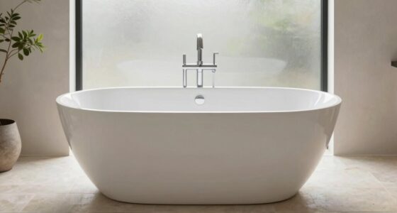elegant centerpiece bathroom fixture