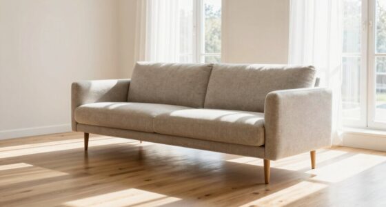 elevated furniture creates space