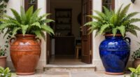 enhance entryway with ceramics