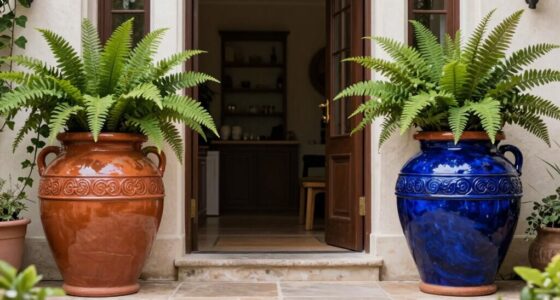 enhance entryway with ceramics