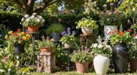 enhance garden visual depth