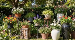 enhance garden visual depth