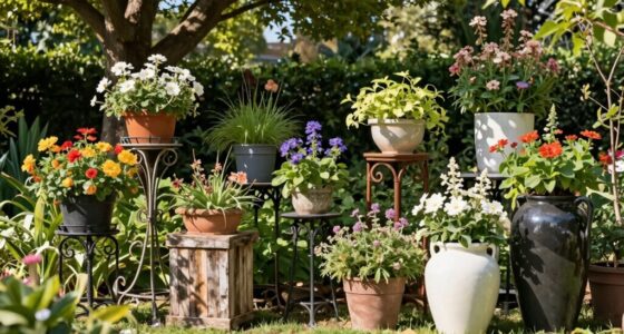 enhance garden visual depth