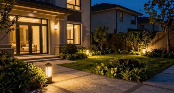 enhancing nighttime curb appeal