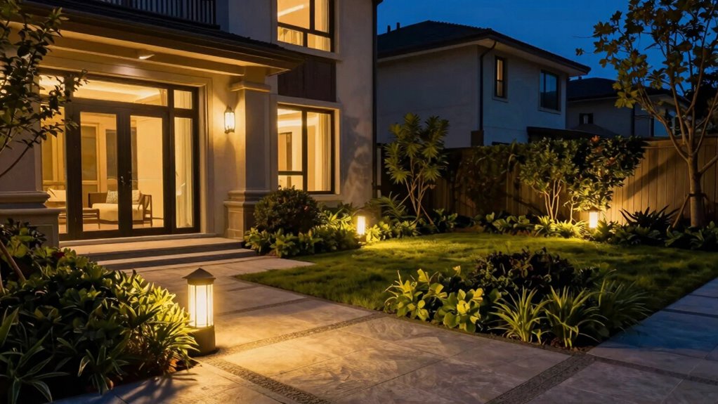 enhancing nighttime curb appeal