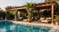 enhancing poolside shade comfort