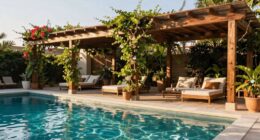 enhancing poolside shade comfort