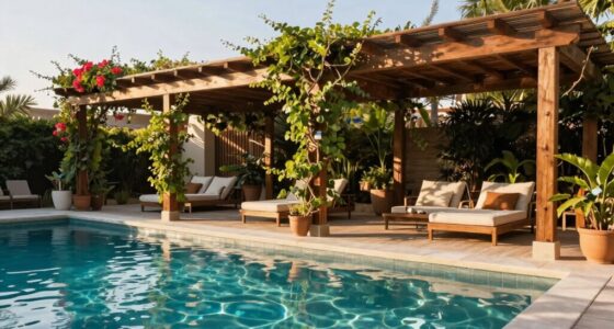 enhancing poolside shade comfort