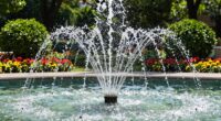 fountains create dynamic landscapes