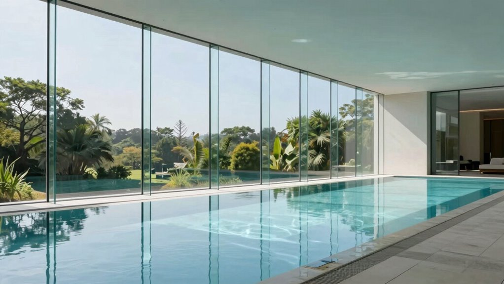 glass options for pools