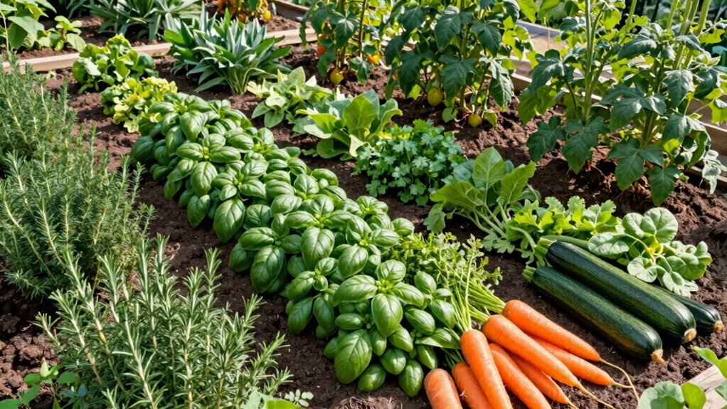 herb and vegetable pairing